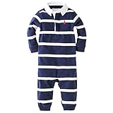 Polo Ralph Lauren/ポロ ラルフ ローレン　COVERALL ONE PIECE　ロンパース（サイズ：12m、カラー：French navy） [並行輸入品]