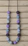 Teethease Medley Teething Necklace (Purples) by Teethease [並行輸入品]