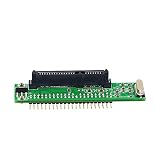 SinLoon SATAメス-44ピンオス2.5IN IDEアダプター（PCおよびMacコンピューター用）SATAハードドライブインターフェイスアダプター（SATA F / 2.5 青IDE44PINオス）