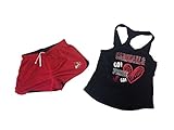 Lousiville Cardinals Girlsレーサーバックタンクトップ&リバーシブルアスレチックショーツ( M )