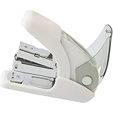 ホッチキス、力を省く、25枚とじ 、予備針50本収納、ホッチキス針 12#(白)