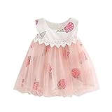 (プタス)Putars ベイビー服 子供服 女の子 ワンピース ドレス ノースリーブ アイスクリーム柄 薄絹 可愛い オシャレ プリンセス 通園 発表会 旅行 誕生日 記念日 プレゼント 6-24ヶ月