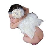 Willtoo Baby Angel Feather Wings Wing Feather Photo Prop Girls Hair Accessories by WILLTOO
