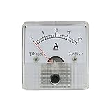 uxcell アンペアパネルメータ 　 アナログ電流計 　 プラスチックケースで包み 　DC20A　YS-50