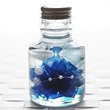 ハーバリウム ミニボトル カーネーション (ブルー)