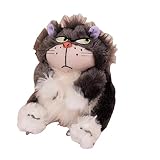 ルシファー猫ぬいぐるみ、シンデレラルシファー猫漫画ぬいぐるみ猫おもちゃ、漫画カワイイぬいぐるみ、ぬいぐるみ人形キッズアニメギフト