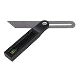 200mm Silverline Adjustable Sliding T Bevel With Spirit Level Measuring Diy Tool