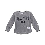 (チャンピオン)Champion キッズ ジュニア 女の子 男の子 兼用 ワッフルトレーナー 90cm～140cm(GY-グレー、