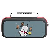 Switchケース ポチャッコ Switchカバー Switchキャリングケース ゲーム機収納袋 ニンテンドースイッチケース おしゃれ 大容量 収納バッグ ゲームカード20枚収納 小物収納 全面保護 旅行用 持ち運び便利 プレゼント