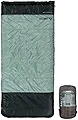 Klymit Wild Aspen 軽量長方形寝袋 華氏-10度 キャンプ/ハイキング/バックパッキング用 寒い天候でのバックパック グリーン
