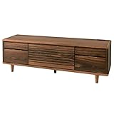 タンスのゲン　テレビ台 完成品 天然木 テレビボード TV台 ローボード ロータイプ 幅140cm ブラウン 71020039 00