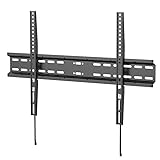 グリーンハウス テレビ壁掛け金具 スリムタイプ 37-70インチ 大型テレビ/ディスプレイ対応 取付カンタン ワンタッチ固定 耐震 GH-WMTB-BK
