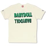 ベビードール 立体ロゴTシャツ 男女兼用 L オフホワイト