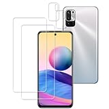 HUAKE ガラスフィルム Redmi Note 10 JE XIG02 Redmi Note 10T 用 国産硝子素材製 強化 ガラス 指