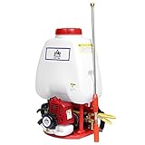HAIGE エンジン噴霧器 動噴/動力噴霧器 背負式 25Lタンク 2サイクル エンジン式 HG-768