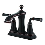 Yosemite Home Decor YPH18280-ORB Two Handle 4-Inch Center Set Lavatory Faucet, Oil Rubbed Bronze Fin