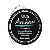 CARALL(カーオール) 晴香堂 車用 芳香剤 ブラウンマークス クラフト プレート3個パック ホワイトアンバー 9.3gx3個 3569