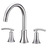 Ultra Faucets UF65103 Contemporary Collection Two-Handle Roman Bathtub Faucet, Brushed Nickel [並行輸入品
