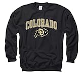 Colorado Buffaloes大人用アーチとロゴクルーネック – ブラック X-Large