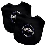 Baby Fanatic Team Color Bibs, Baltimore Ravens, 2-Count by Baby Fanatic [並行輸入品]