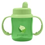 green sprouts Flip Top Sippy Cup, Green, 6 Ounce by green sprouts [並行輸入品]