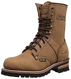 Adtec レディース Women's 9" Logger Brown-W カラー: ブラウン