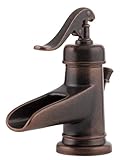 Pfister Ashfield Singleコントロール4インチセンターセットバスルーム蛇口、つや消しニッケル 4 Inch Centerset F-042-YP0U 1