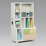 幅75cm マルチラック シェルフ 脚付き 桐製 完成品