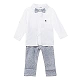 3 Pommes PANTS ベビー・ボーイズ US サイズ: 3M/6M カラー: ホワイト