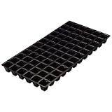 エフピコチューパ PSPP容器 プラグトレイ 機械用 黒 72穴 外寸300×590×45mm セル穴43×43mm 6×12列 CP890781