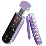 RUIZU クリップ付きUSB MP3プレーヤー（64GB）Bluetooth 5.3搭載｜スポーツ・ランニング用｜FMラジオ・録音・ファイル転送対応｜軽量ミニ音楽プレーヤー