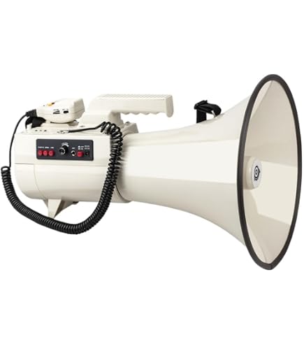 Amazon | ハンディメガホン 拡声器スピーカー ハンドヘルドメガホン 75