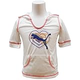 PUMA（プーマ）ガールズ・スポーツパーカー付トップス（オフホワイト）