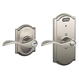 Schlage fe51 ACC 716 CAM内蔵アラーム、キャメロットコレクションアクセントキー付きエントリーレバードアロック Keyed Entry with Built-in Alarm_Ac