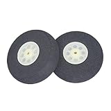 2pcs Small Light Sponge Tail Wheel Diam: 40mm Thickness:18mm Axle hole: 3.1mm For RC Airplane Replac