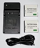 国内発送 USB充電器 + NP-50 / NP-50A 互換バッテリー 2個