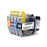 【SEASKY】LC3111-4PK 染料 4色セット ブラザー Brother 対応 LC3111 互換インク 純正 と併用可能 残量表示機能付 プリンター用 ISO9001認証工場 DCP J572N J577N J582N J978N J998DN J973N J982N J987N インク