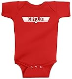 threadrockベビー女の子Pi Symbolコパイロット幼児ボディスーツ カラー: レッド