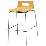 オリバー ダイニング ハイカウンターチェア スチール ビニールレザー張り ナチュラル×ベージュ (S・CS-147・NB・ST+BL-08C)