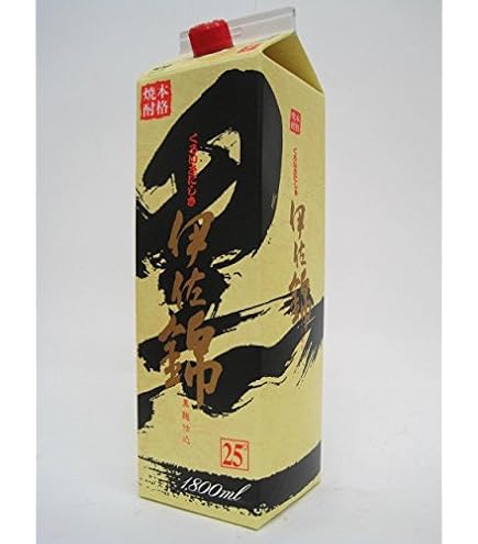 Amazon.co.jp: 大口酒造 黒伊佐錦 芋焼酎 25度 紙パック 1800ml×6本