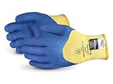 Superior S10KLXFB Dexterity LX Kevlar String Knit Glove with 3/4 Latex Coating, Work, Cut Resistant,