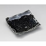 山下工芸 (Yamasita craft) 織部四ﾂ脚四方皿 206-14-186