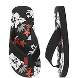 ジンボリー GYMBOREE/ トロピカルハイビスカスフリップフロップ ブラック シューズ 21～22cm【並行輸入】