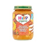ニホンカボチャ＆チキン190グラムと星パスタ (Hipp Organic) (x 4) - HiPP Organic Star Pasta with Butternut Squash & Chicke