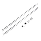 [Walfront]2本SBR12 1000mmリニアレール 完全サポートリニアレールシャフトガイド+ 4本SBR12UUベアリングブロック リニアシャフト