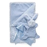 North American Bear Company Smushy Bunny Blanket, Blue by North American Bear [並行輸入品]
