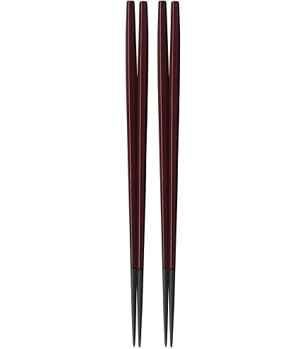 Amazon｜福井クラフト(Fukui Craft) 六角木目箸 チーク塗 22.2cm 【食
