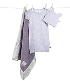 リトルジラフ Little Giraffe ベビー肌着 【正規代理店輸入】  Bella ソレイユ 新生児スターターキット  0-6m (ラベンダー) lg0074-04