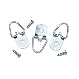 Bulk Buy : Darice DIYクラフトHangersワイドリングプレートwith 1ソケットキャップスクリュー3ピース( 2 - Pack ) 7000 – 52