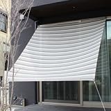 イチオリシェード　遮光タイプ　mボーダー　【屋外用日よけ　透過性と通気性へのこだわり　日本製　シェー クラウド